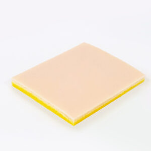 Three-layer skin for suturing