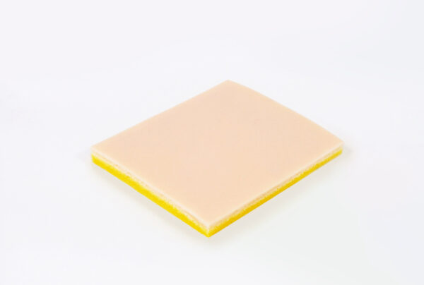 Three-layer skin for suturing