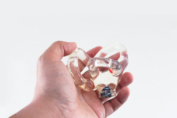 Semicircular canal with moving otholits small size (Left side)