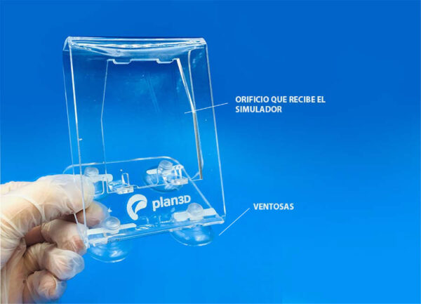 Support for external auditory canal model