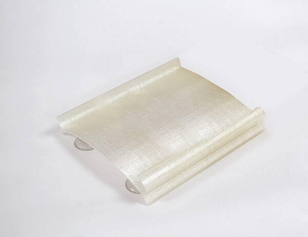 Rigid support for skin pads