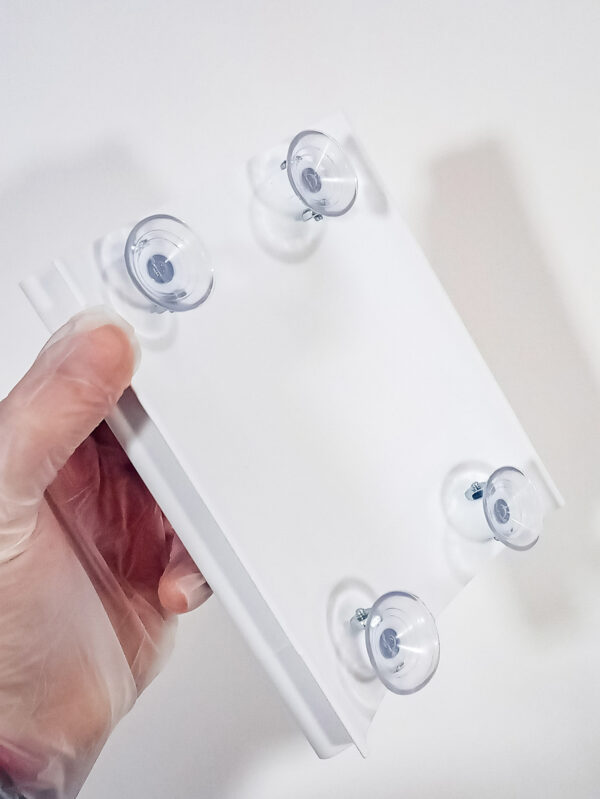 Rigid support for skin pads